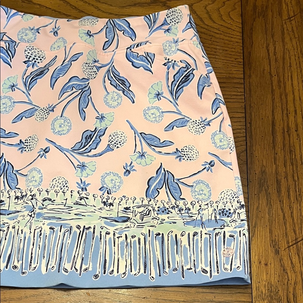 Lilly Pulitzer Luxletic‎ Monica Golf Skort Pink Tropics, size 4 - Picture 3 of 12